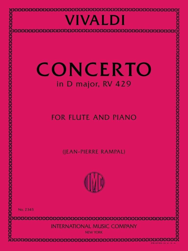 Concerto F Vi N. 10 Re (Rampal)